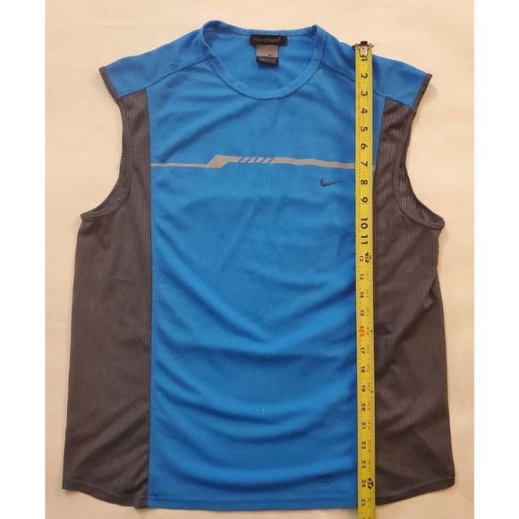 Nike Sphere Men's Sleeveless Training Tank Top Tennis Blue Gray, Size L - Picture 4 of 6